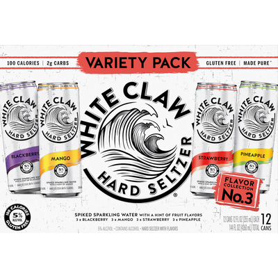 White Claw Seltzer - Variety Pack #3 Hard Seltzer
